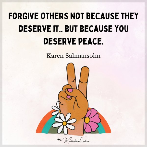 Forgive others