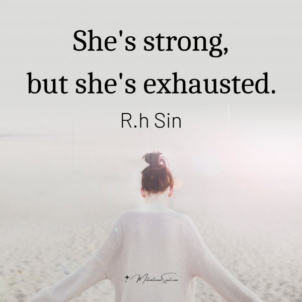 She's strong