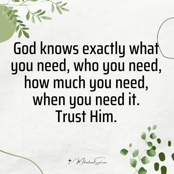 God knows