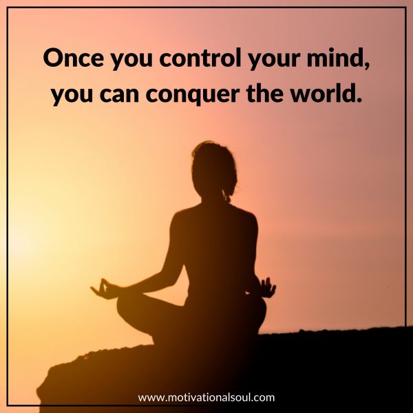 ONCE YOU CONTROL