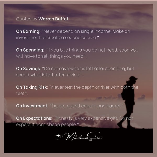 Quotes by Warren Buffet