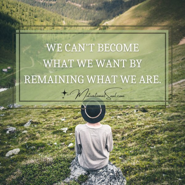 WE CAN'T BECOME