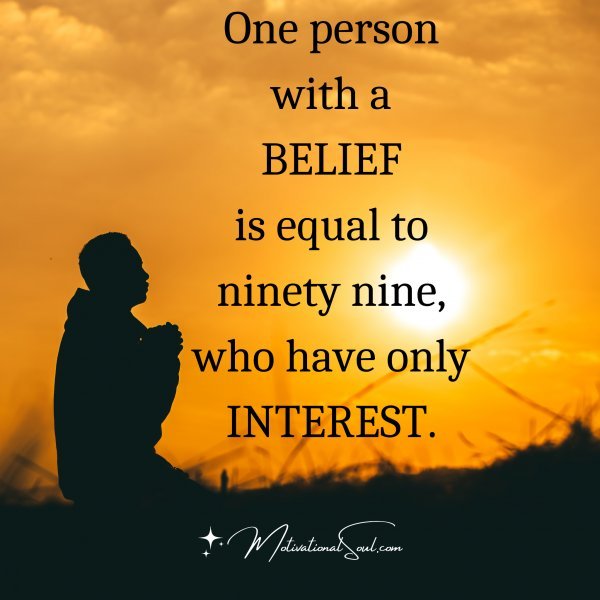 One person