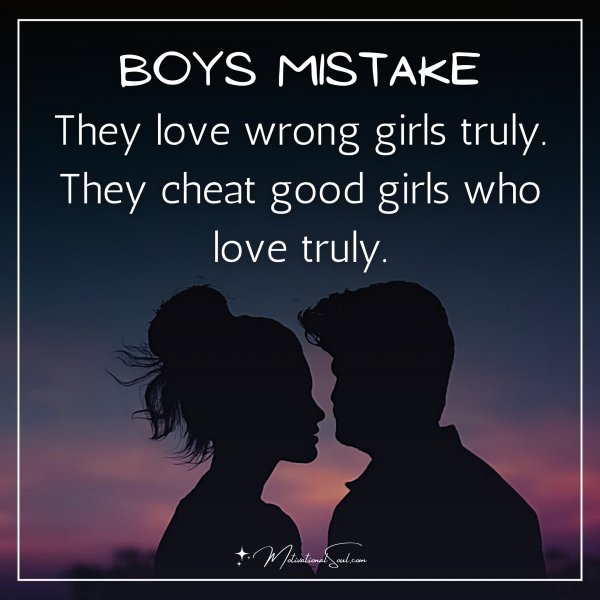 Boys mistake