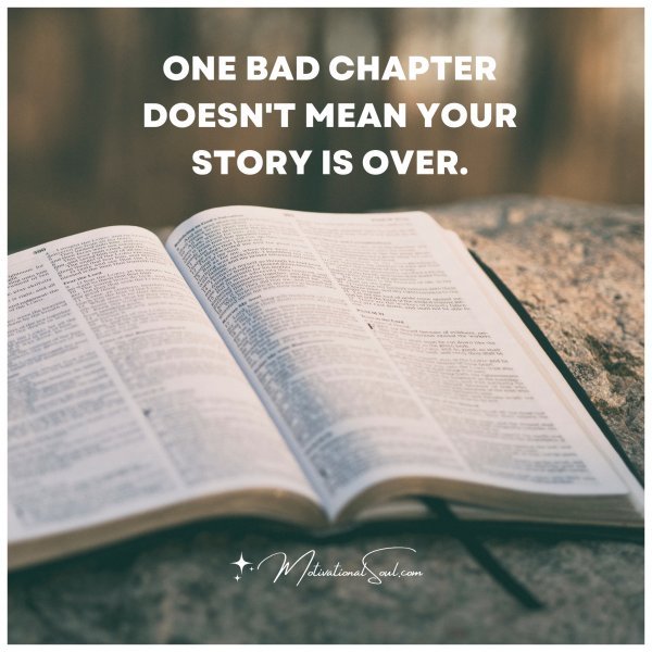 ONE BAD CHAPTER