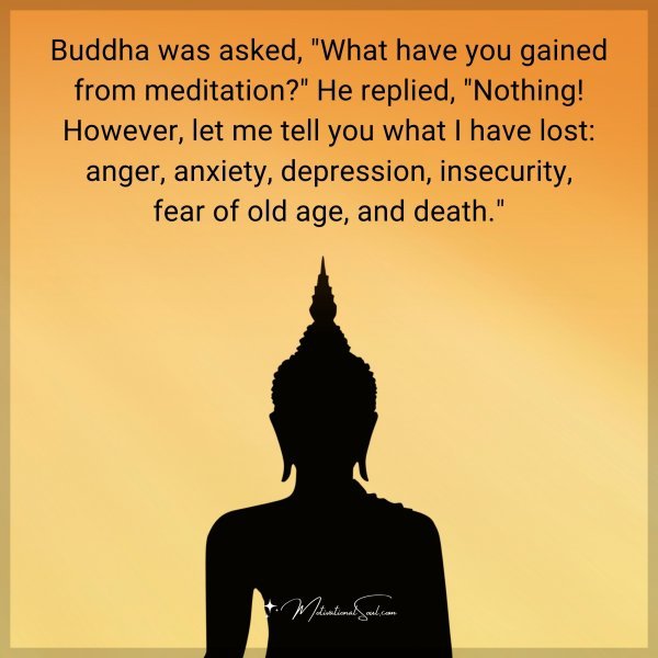 Buddha was asked
