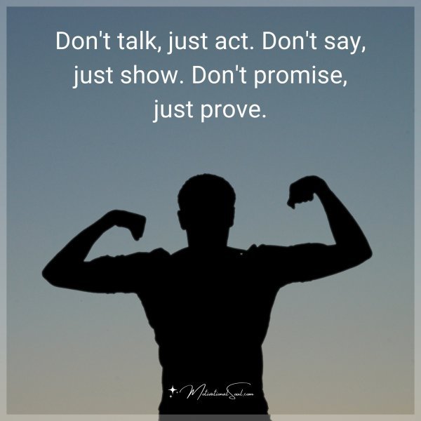 Don't talk