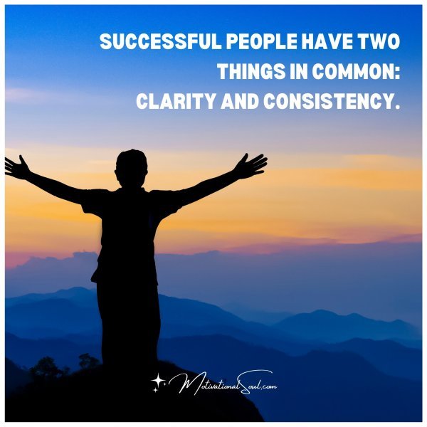 SUCCESSFUL PEOPLE HAVE TWO