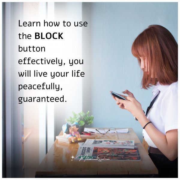 Learn how to use the BLOCK button