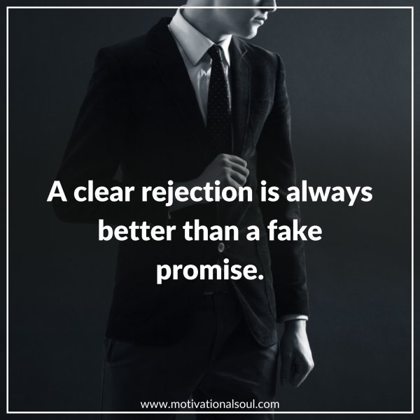 A CLEAR REJECTION