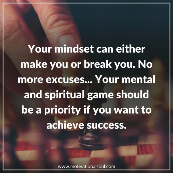 YOUR MINDSET CAN EITHER
