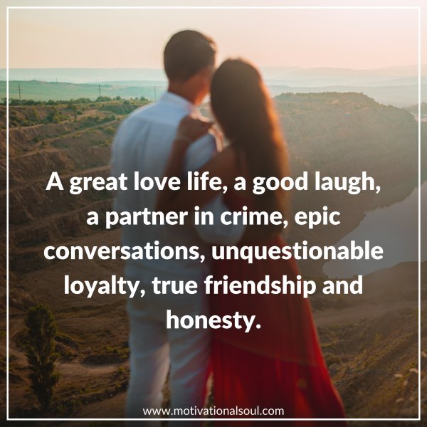A GREAT LOVE LIFE