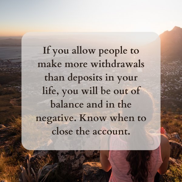 If you allow people
