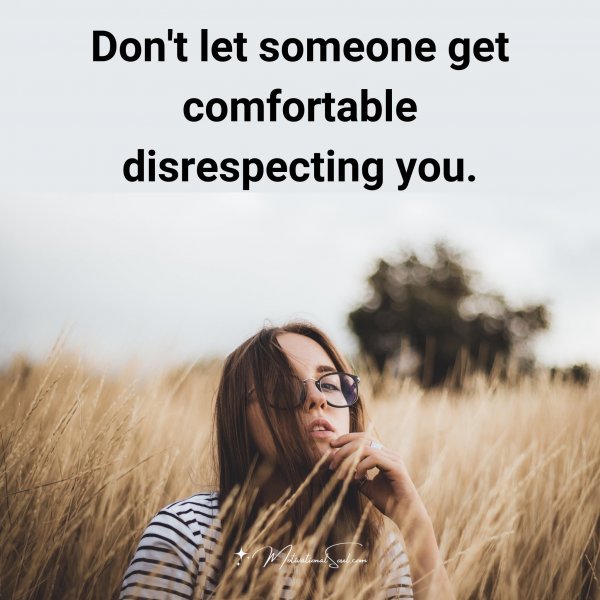 Don't let