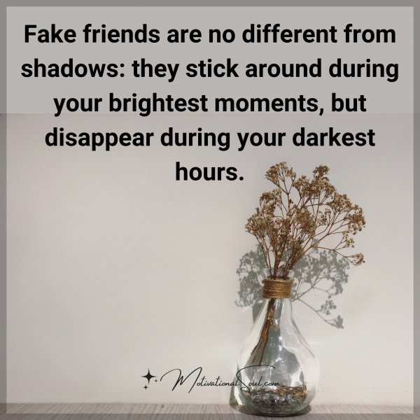 Fake friends