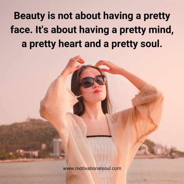 Beauty is not about